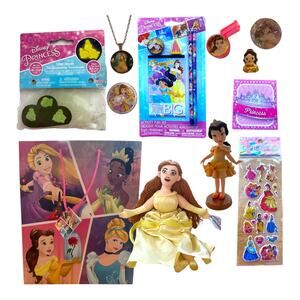 Disney Princess Belle Gift Set – Beauty and the Beast Toy, Plush, Stickers, Book